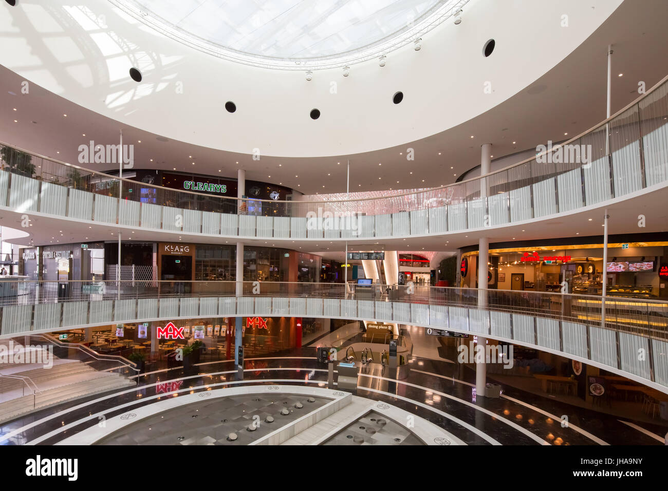 In der Mall von Skandinavien, Solna, Schweden. Stockfoto