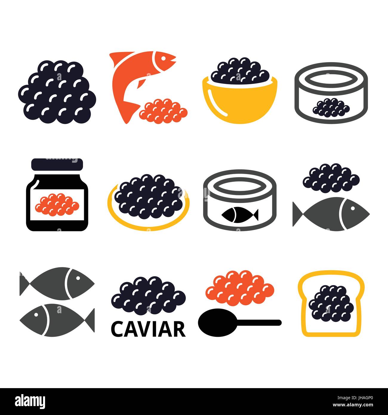 Fisch Eier Kaviar