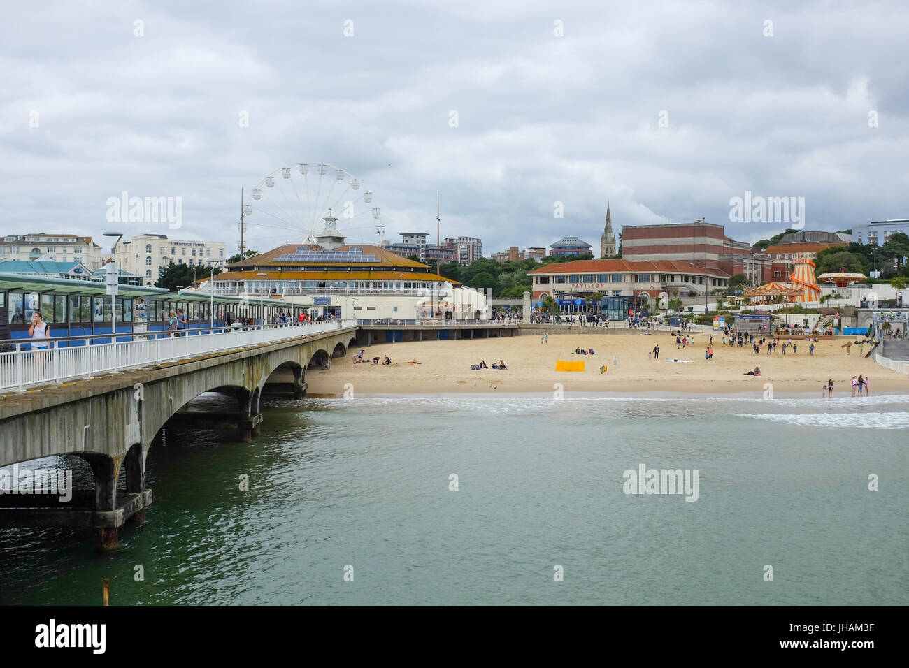 Bournemouth Pier in Dorset, England. Stockfoto