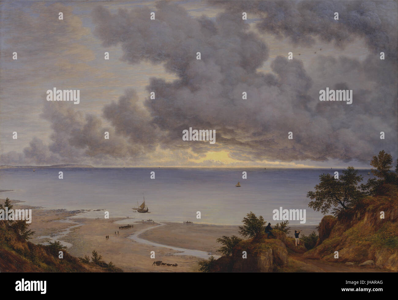 John Glover - Sandown Bay, aus in der Nähe von Shanklin Chine, Isle Of Wight- Stockfoto