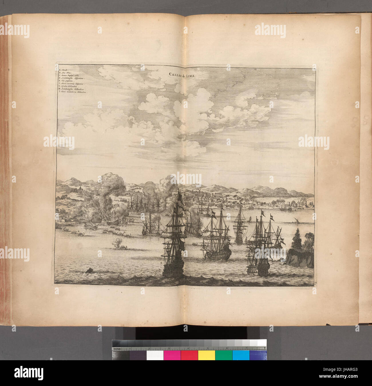 Callao de Lima (NYPL b14467885-1505056) Stockfoto