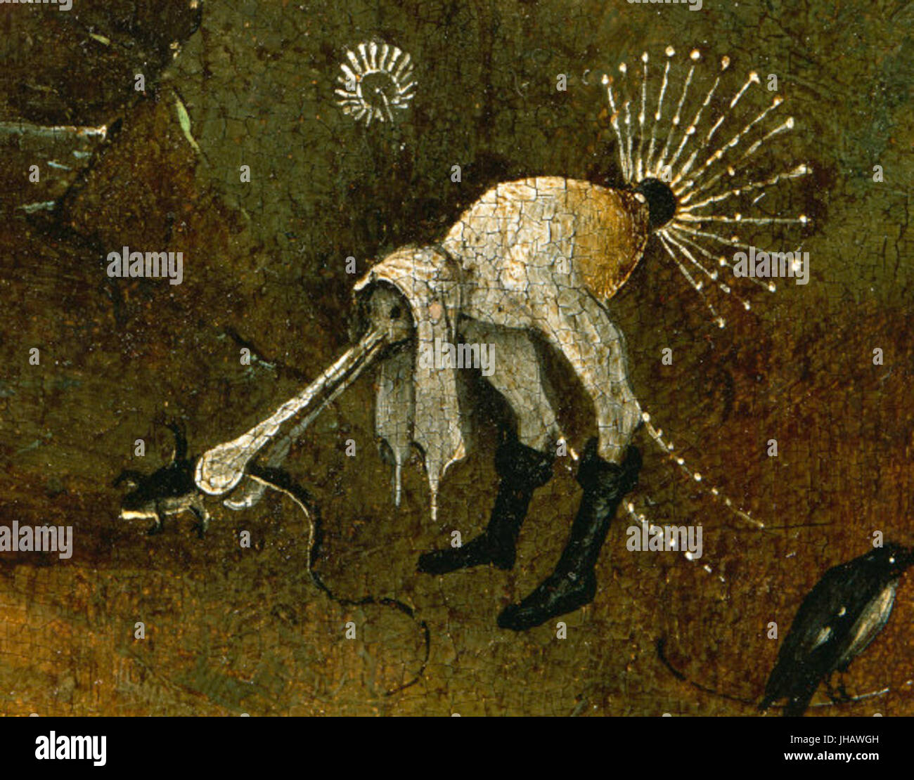 Hieronymus Bosch 006 linke 04 Detail 01 Stockfoto