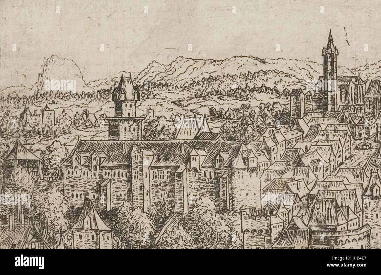 Hans Sebald Lautensack - Styrapurch 1554 Stockfoto
