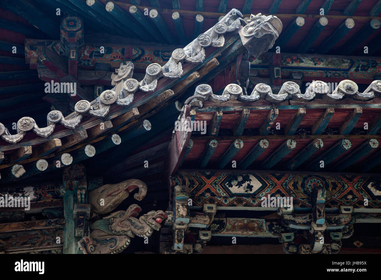 Jinci Tempel, Taiyuan, Shanxi, China Stockfoto