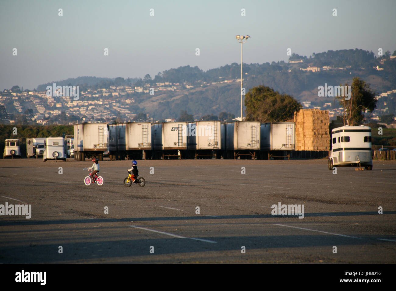Eine Szene in der East Bay, Kalifornien. Stockfoto