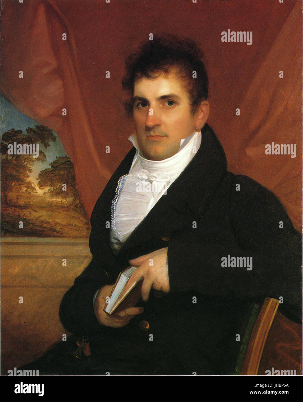 Philip Hone von John Wesley Jarvis 1809 Stockfoto