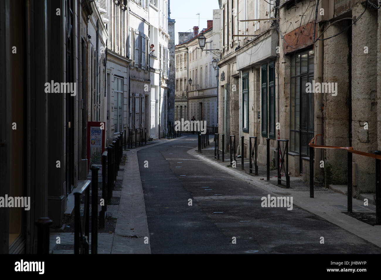 Eine Straße in Angoulême, Frankreich Stockfoto