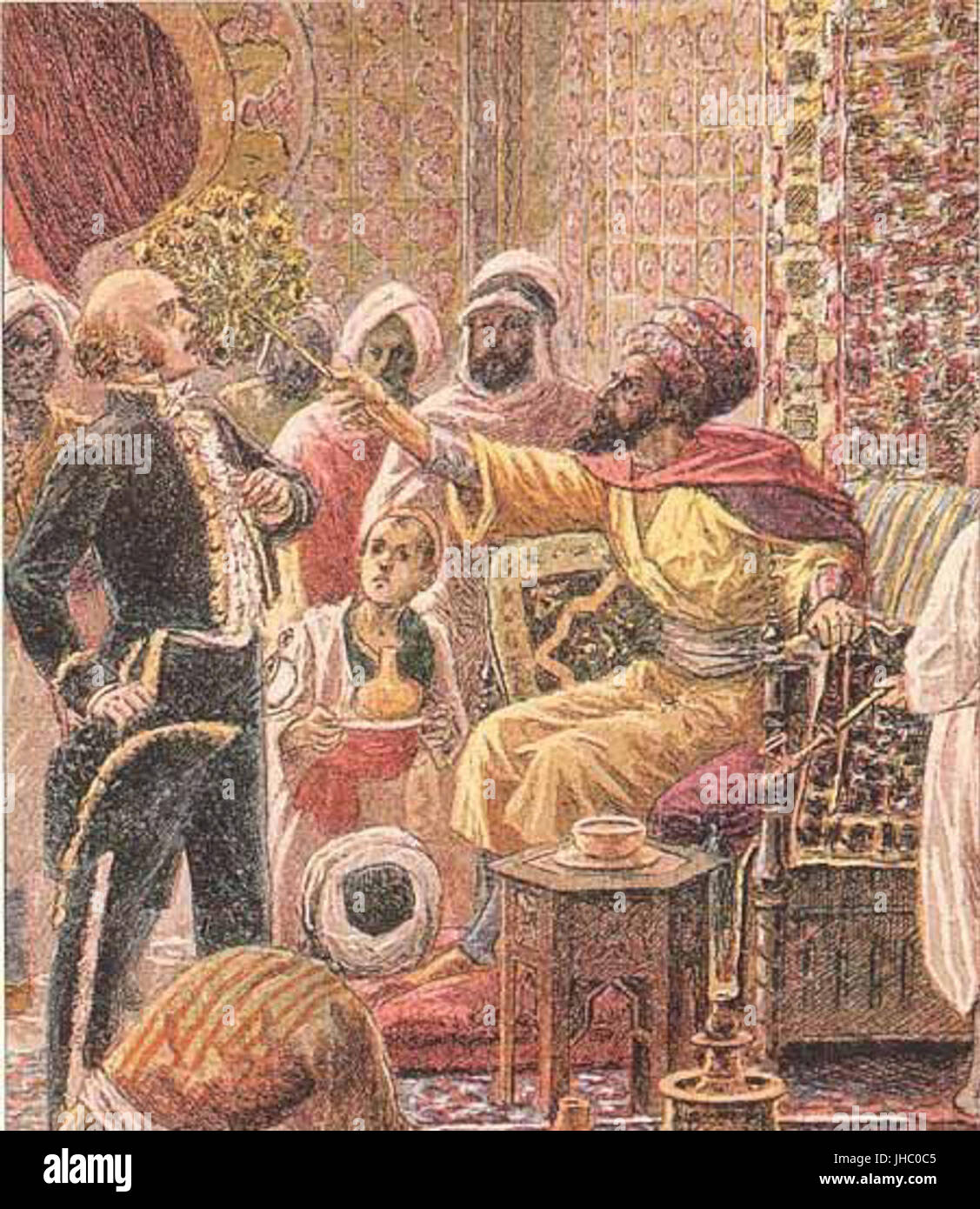 Le Coup d Eventail 1827 Stockfoto