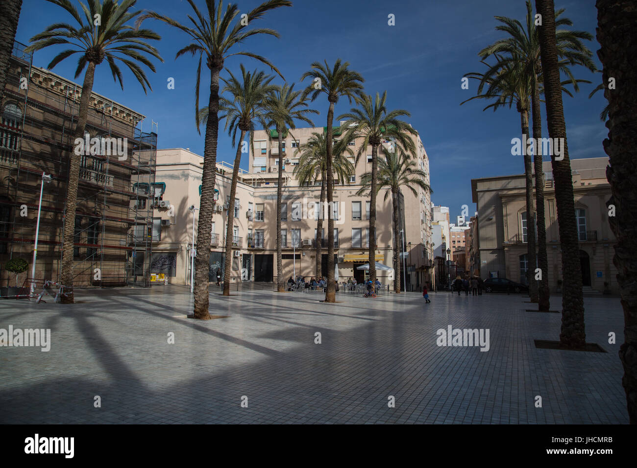 Straßenszene in Almeria, Andalusien, Spanien Stockfoto