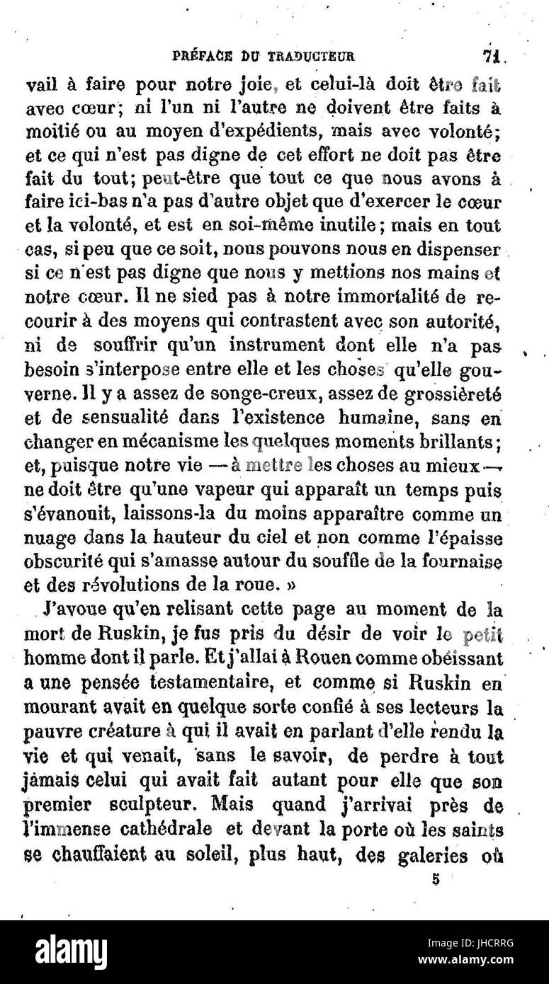 John Ruskin - La Bible Amiens - 071 Stockfoto