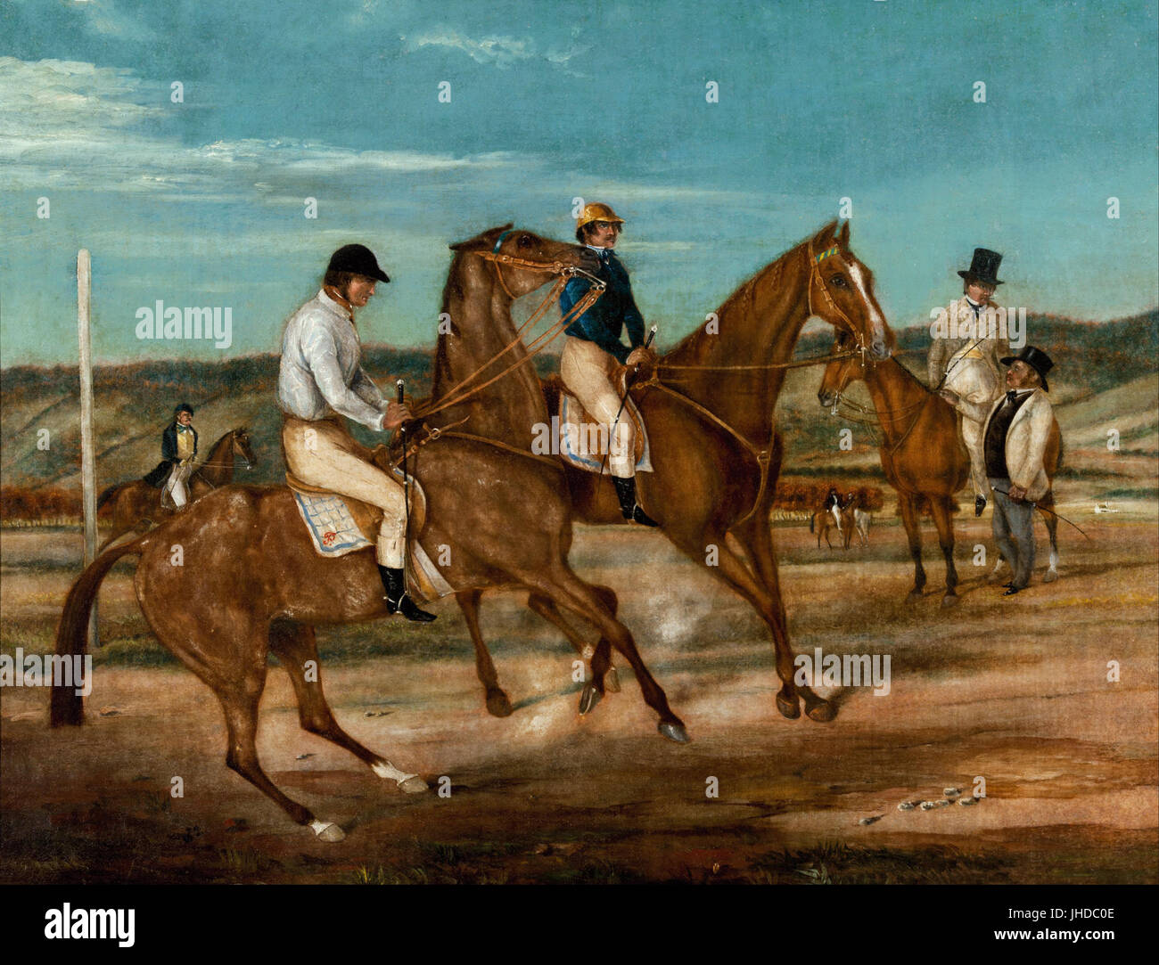 John M. Skipper - In der Starter-Hand- Stockfoto