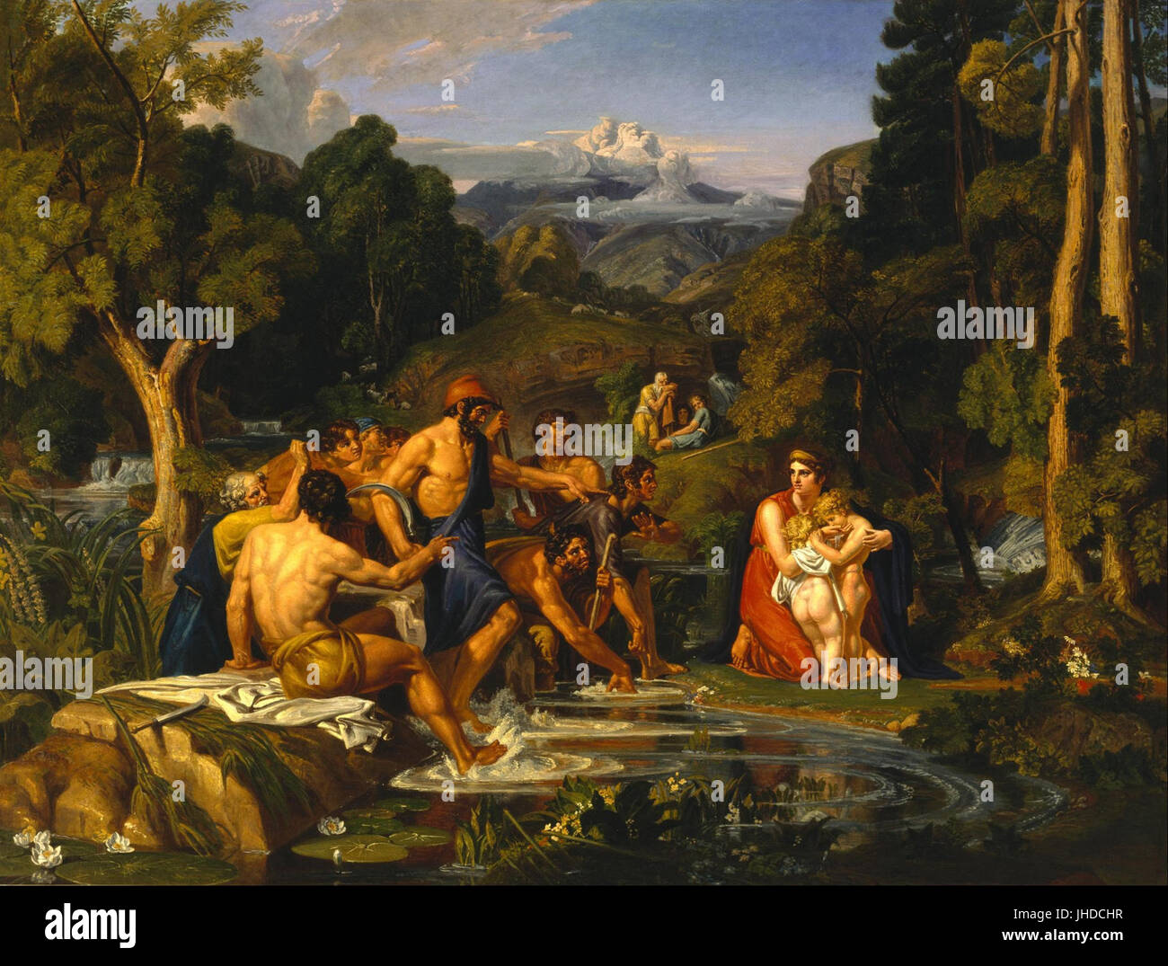 Joshua Cristall - Latona und die lykischen Bauern Stockfotografie - Alamy
