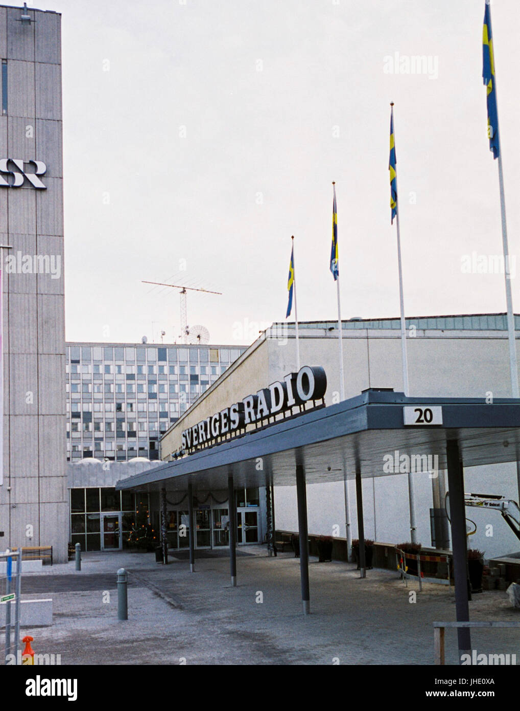 SCHWEDISCHE RADIO zentrale Stockholm Schweden Stockfoto