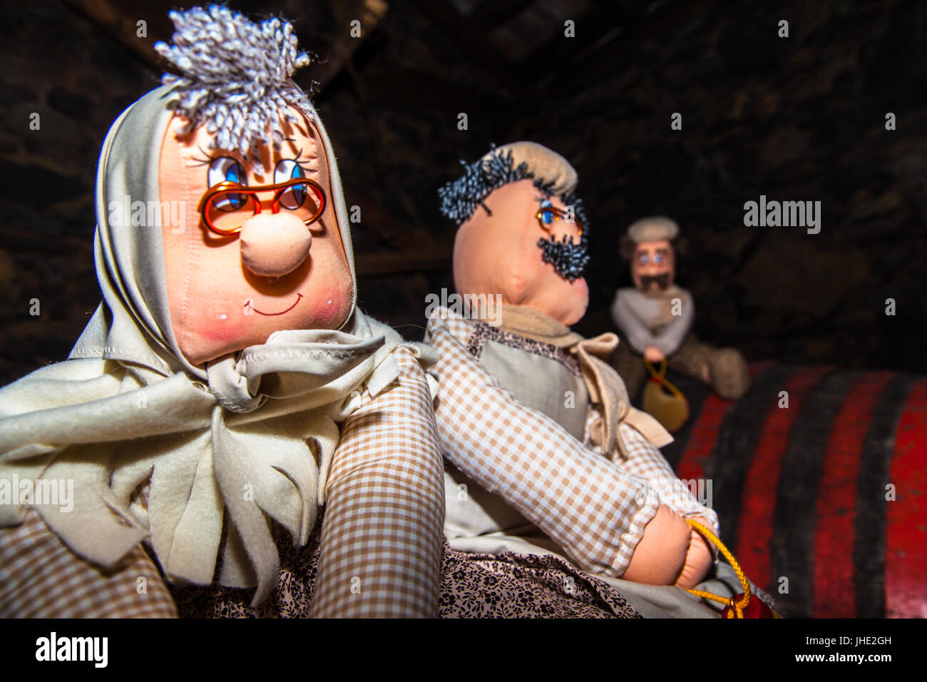 Feier des ländlichen Traditionen Chirche. Chirche Gemeinde (Insel Teneriffa) Spanien Stockfoto