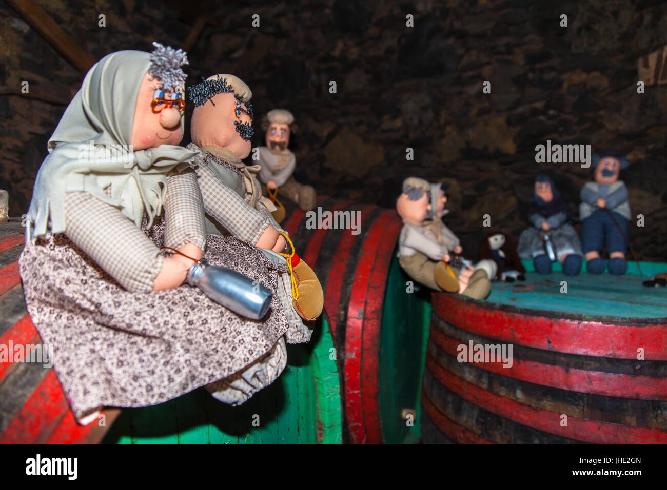 Feier des ländlichen Traditionen Chirche. Chirche Gemeinde (Insel Teneriffa) Spanien Stockfoto