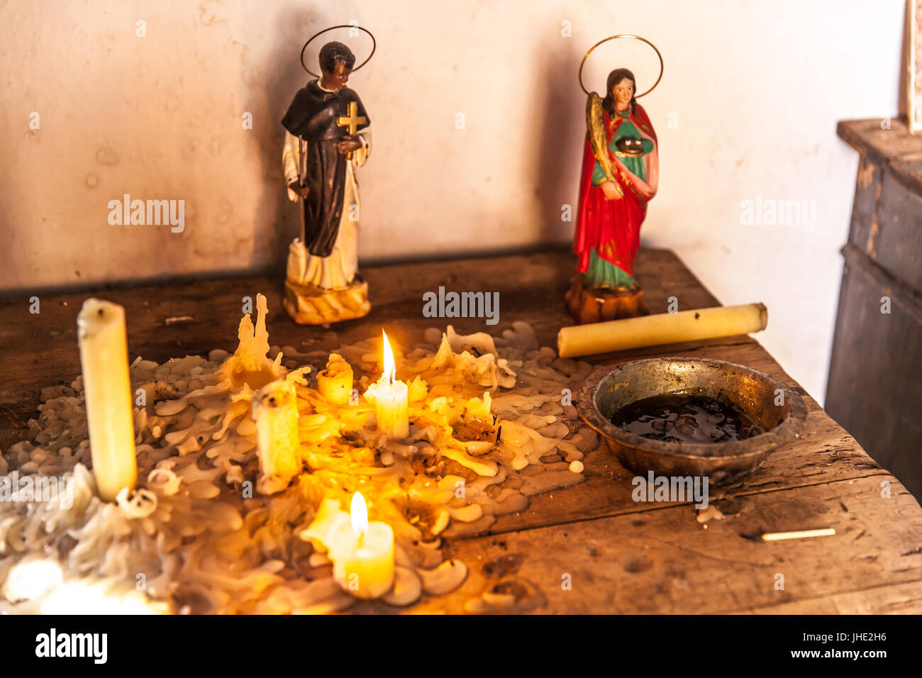 Feier des ländlichen Traditionen Chirche. Chirche Gemeinde (Insel Teneriffa) Spanien Stockfoto