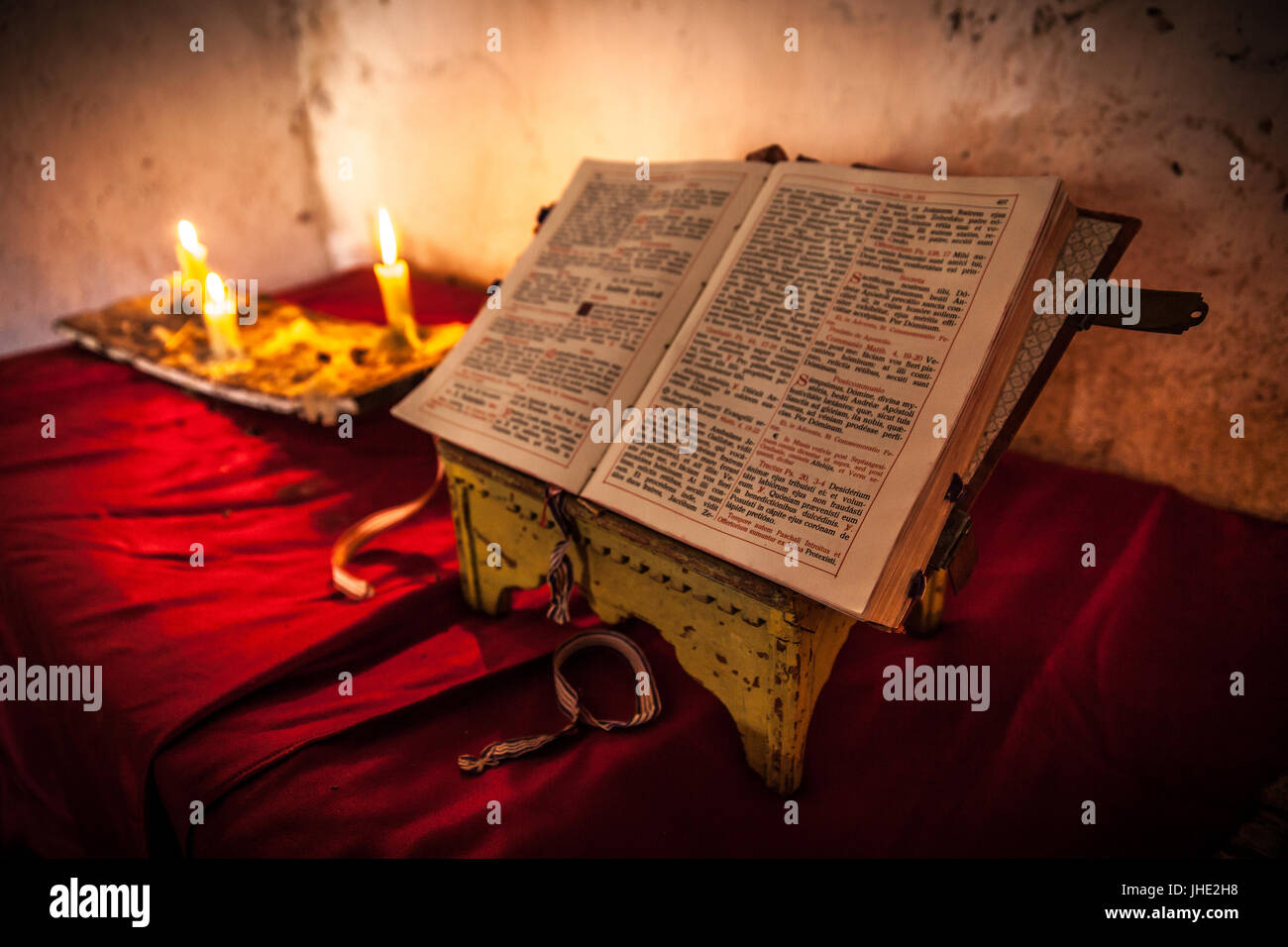 Feier des ländlichen Traditionen Chirche. Chirche Gemeinde (Insel Teneriffa) Spanien Stockfoto