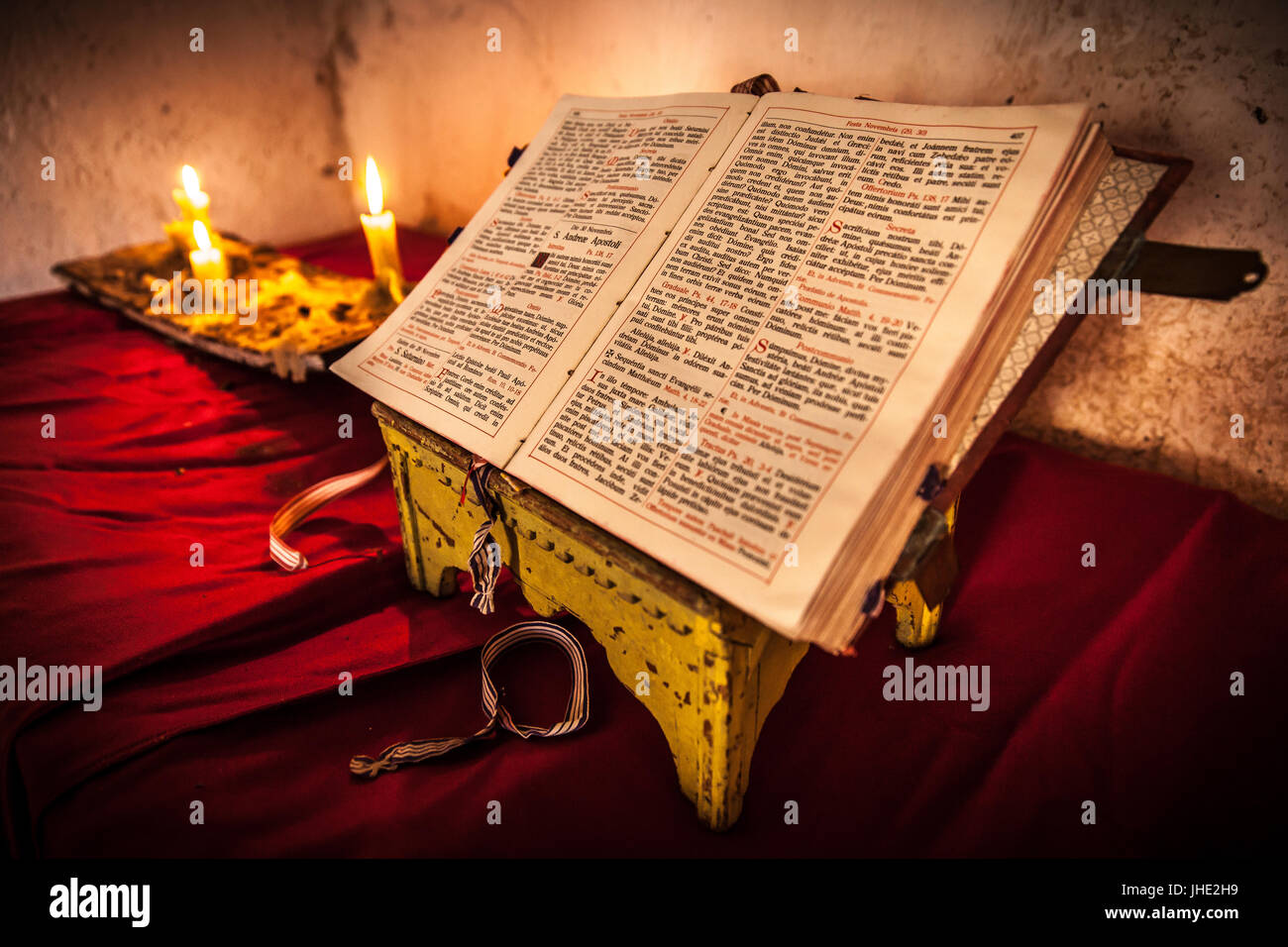 Feier des ländlichen Traditionen Chirche. Chirche Gemeinde (Insel Teneriffa) Spanien Stockfoto