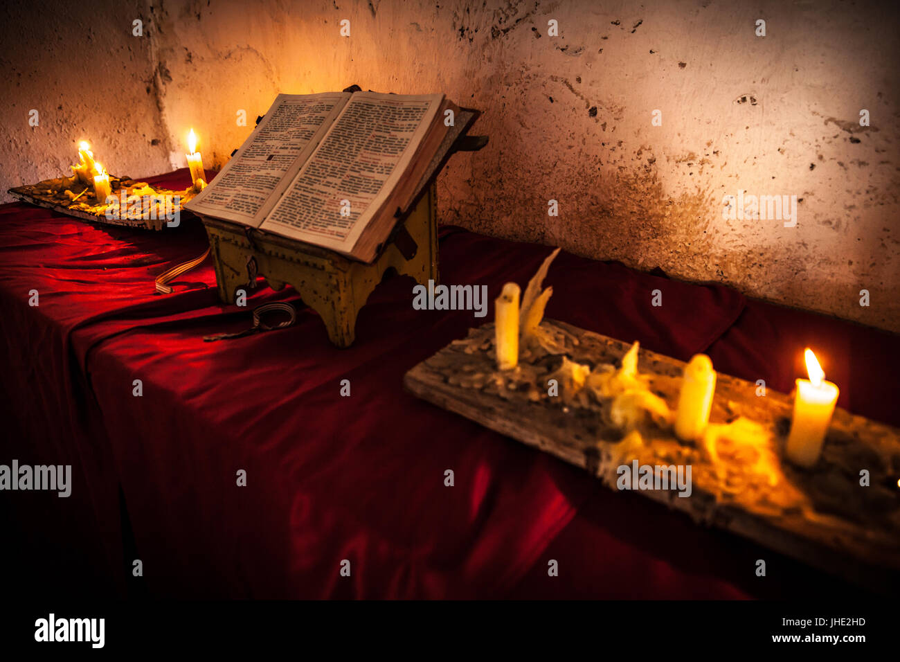 Feier des ländlichen Traditionen Chirche. Chirche Gemeinde (Insel Teneriffa) Spanien Stockfoto