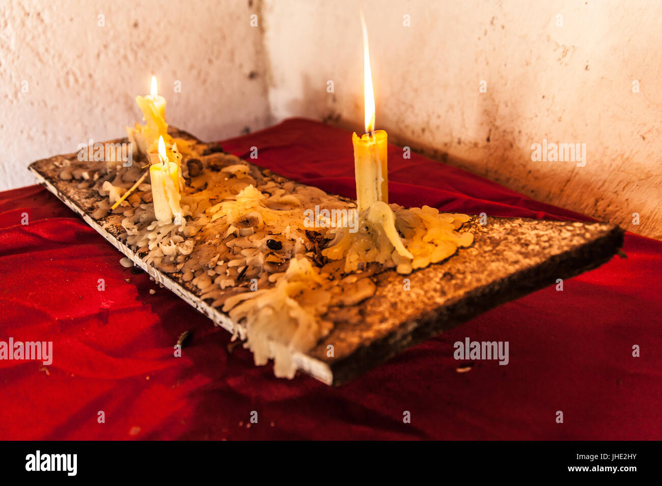 Feier des ländlichen Traditionen Chirche. Chirche Gemeinde (Insel Teneriffa) Spanien Stockfoto