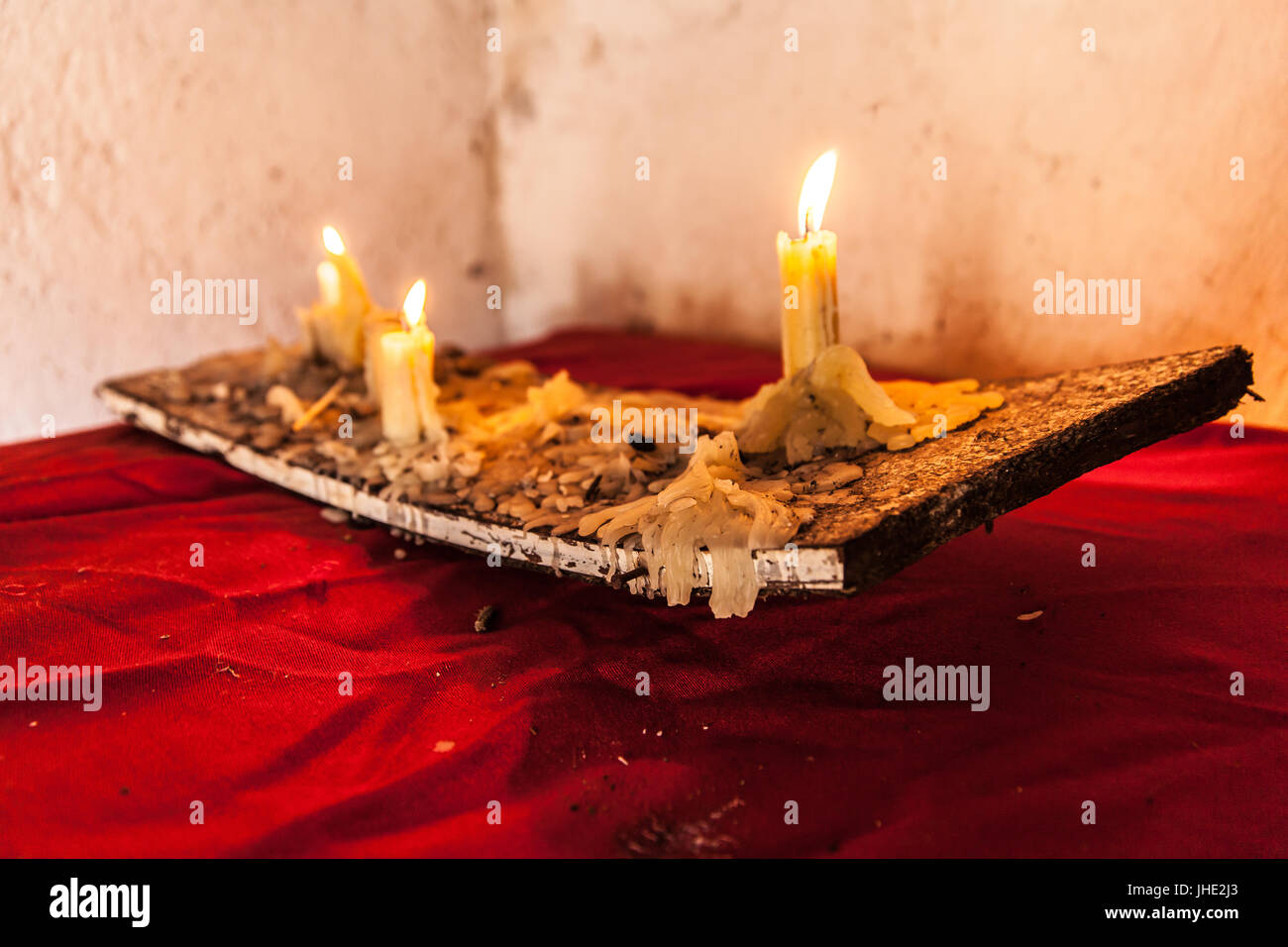 Feier des ländlichen Traditionen Chirche. Chirche Gemeinde (Insel Teneriffa) Spanien Stockfoto