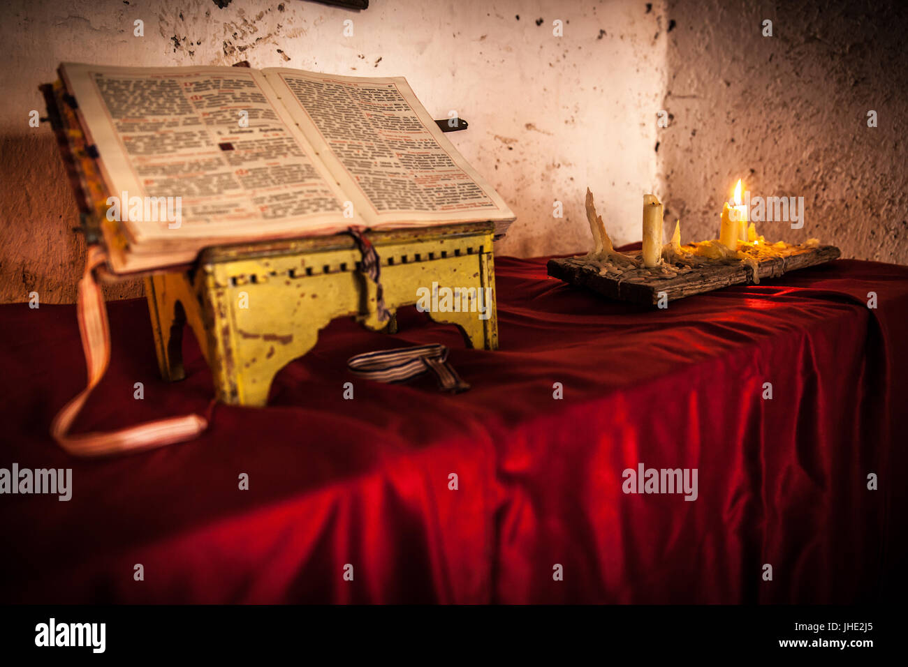 Feier des ländlichen Traditionen Chirche. Chirche Gemeinde (Insel Teneriffa) Spanien Stockfoto