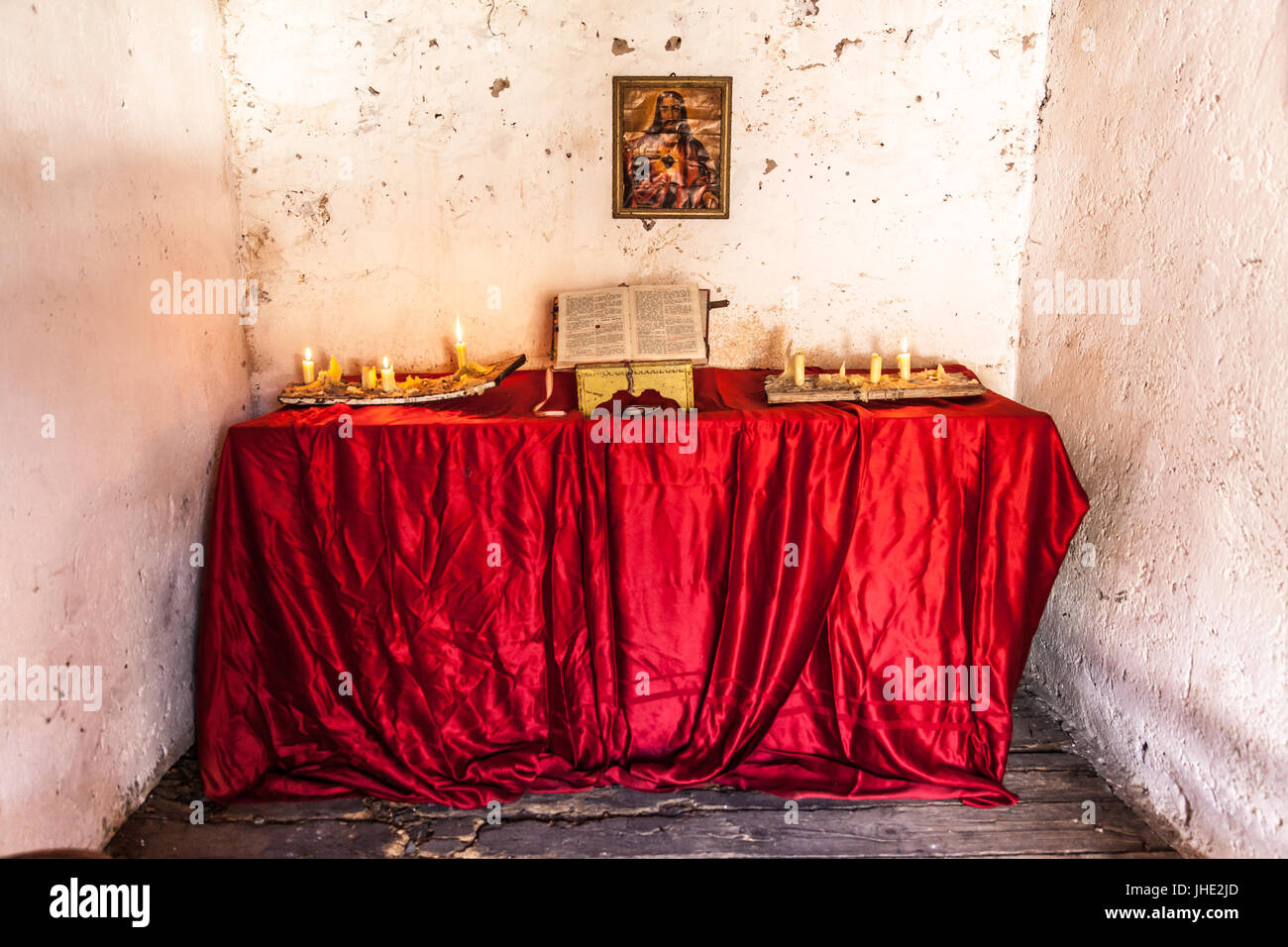 Feier des ländlichen Traditionen Chirche. Chirche Gemeinde (Insel Teneriffa) Spanien Stockfoto