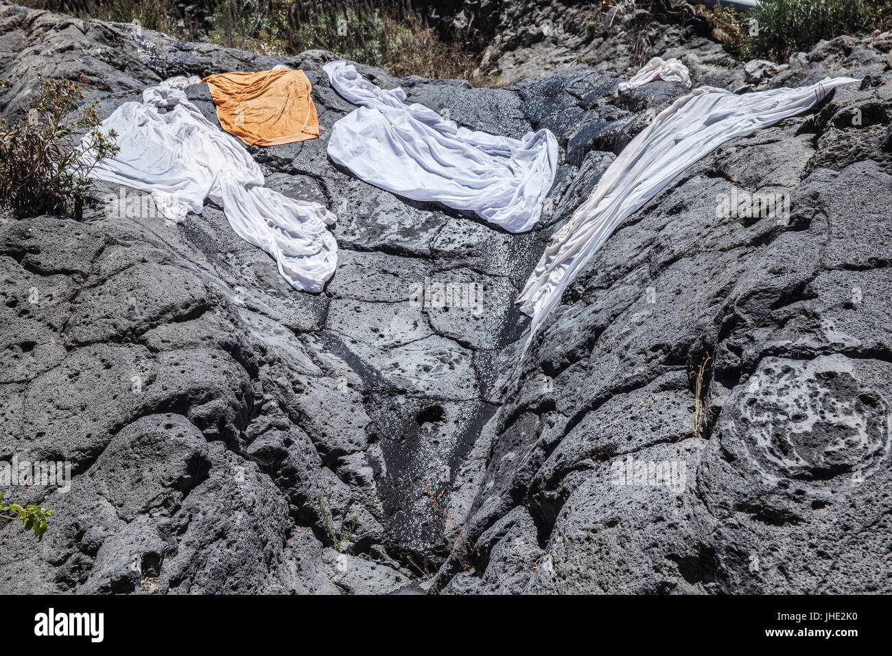 Feier des ländlichen Traditionen Chirche. Chirche Gemeinde (Insel Teneriffa) Spanien Stockfoto