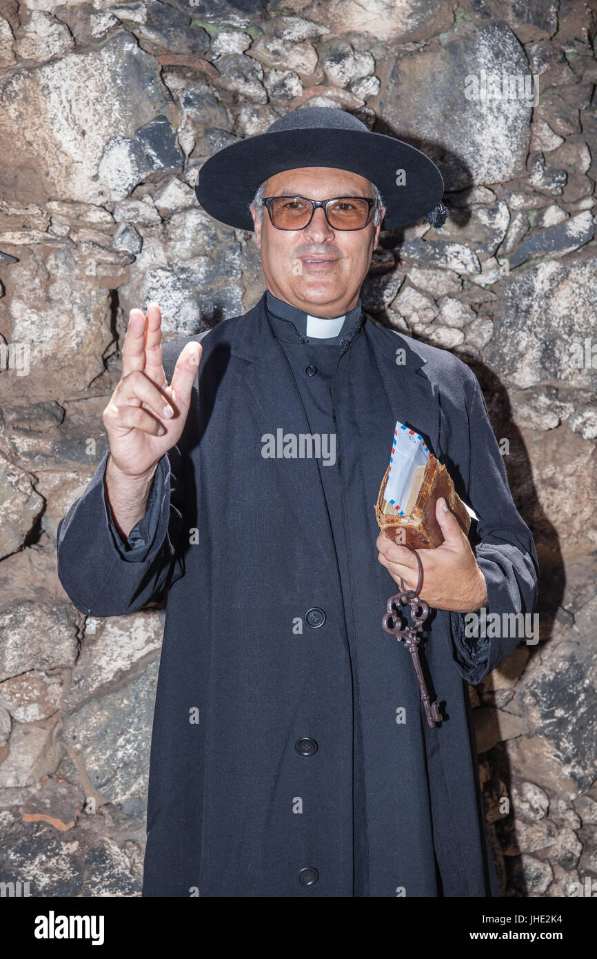 Feier des ländlichen Traditionen Chirche. Chirche Gemeinde (Insel Teneriffa) Spanien Stockfoto