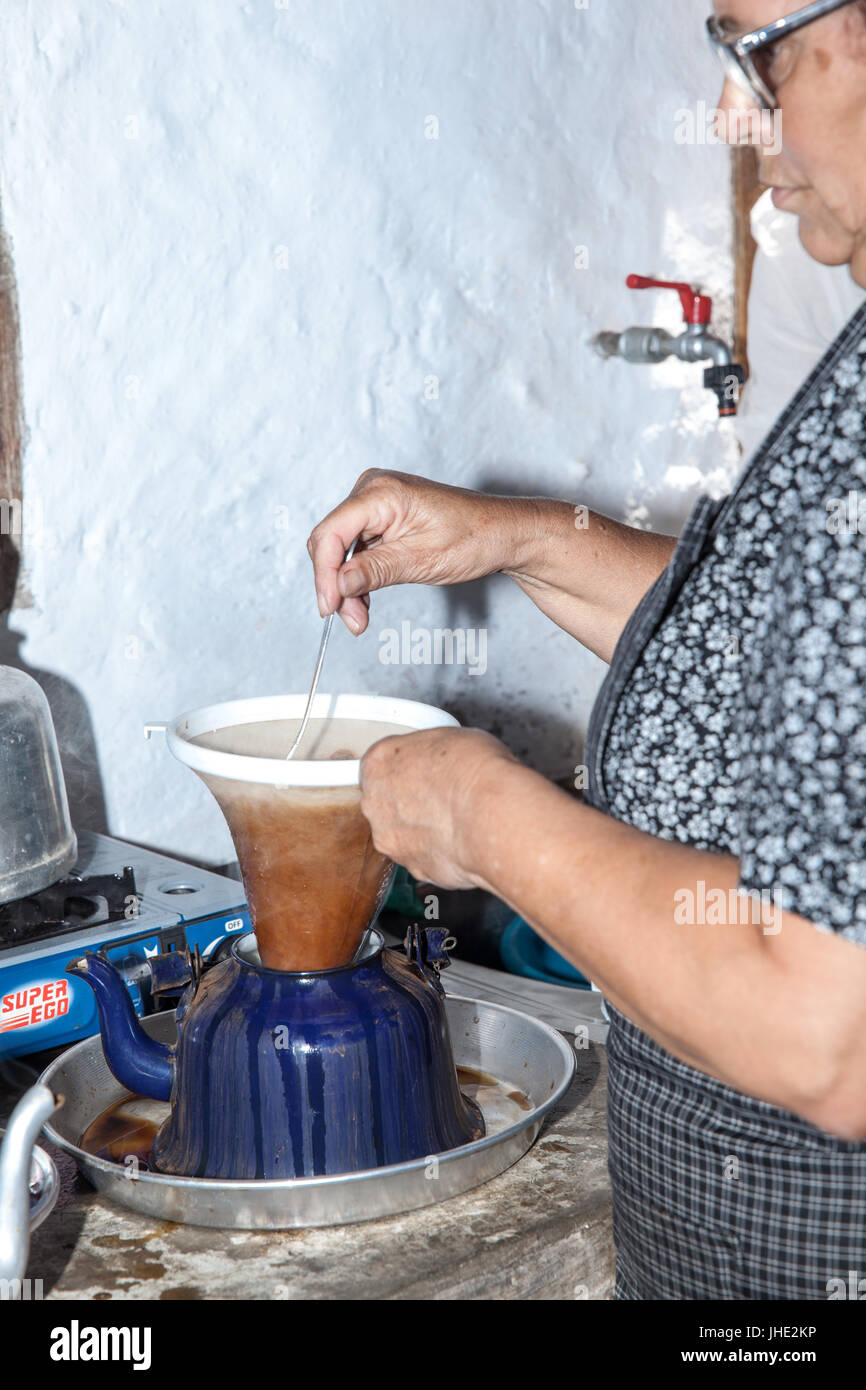 Feier des ländlichen Traditionen Chirche. Chirche Gemeinde (Insel Teneriffa) Spanien Stockfoto