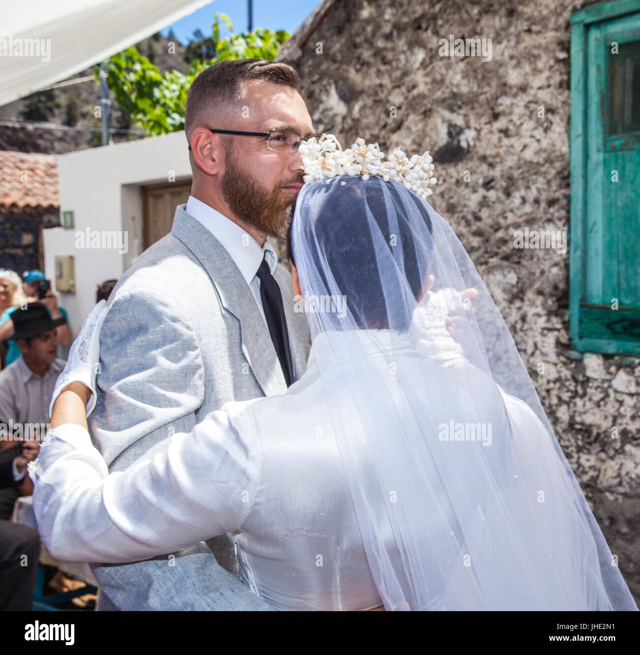 Feier des ländlichen Traditionen Chirche. Chirche Gemeinde (Insel Teneriffa) Spanien Stockfoto