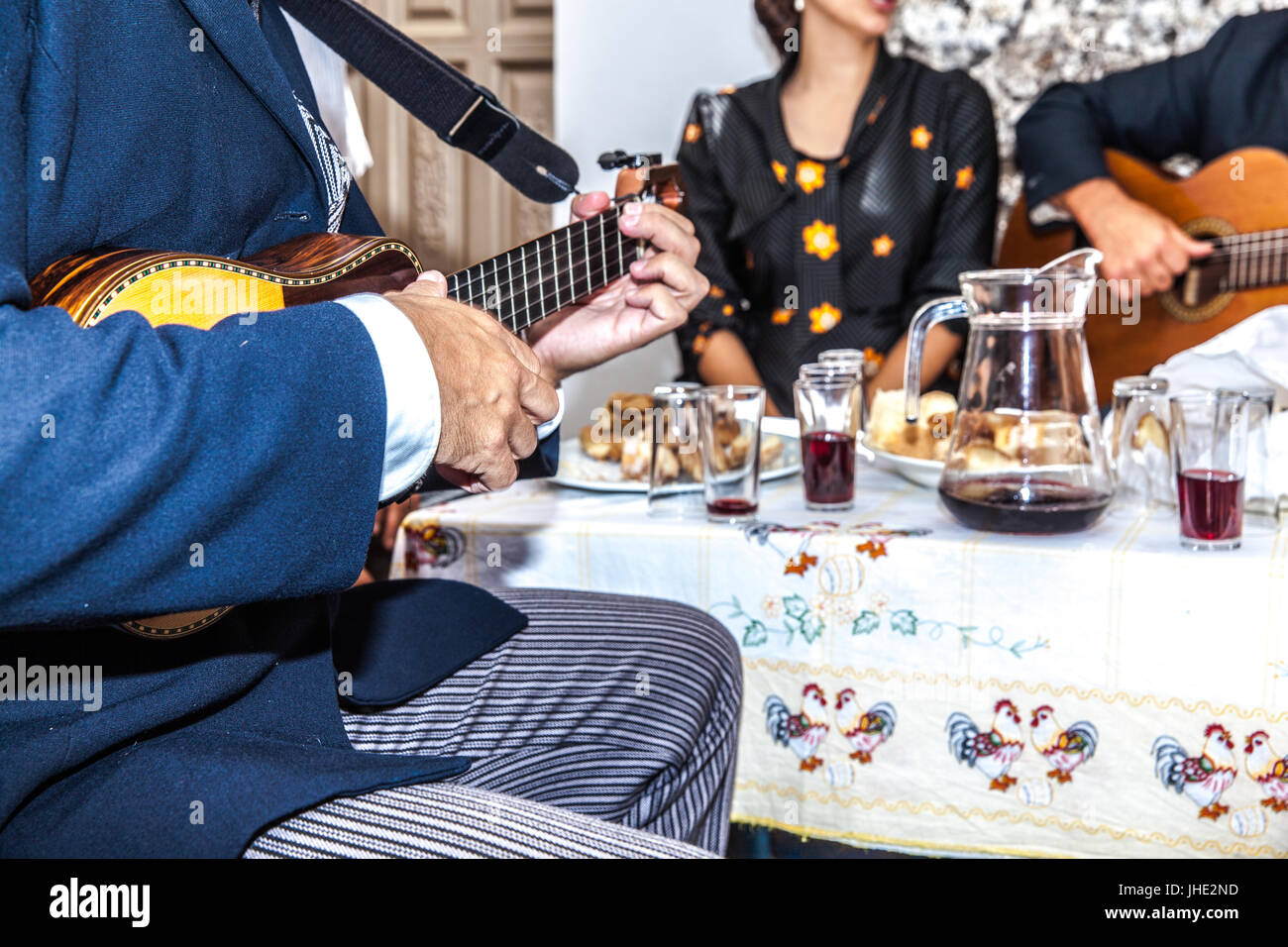 Feier des ländlichen Traditionen Chirche. Chirche Gemeinde (Insel Teneriffa) Spanien Stockfoto