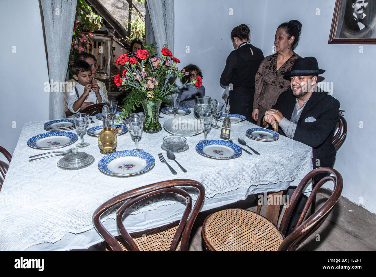 Feier des ländlichen Traditionen Chirche. Chirche Gemeinde (Insel Teneriffa) Spanien Stockfoto