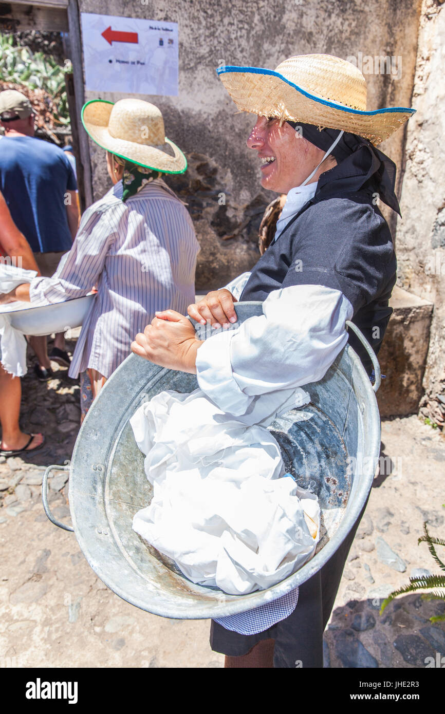 Feier des ländlichen Traditionen Chirche. Chirche Gemeinde (Insel Teneriffa) Spanien Stockfoto