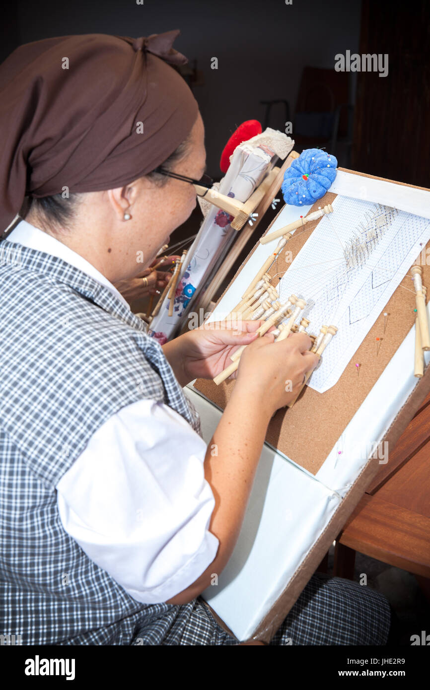 Feier des ländlichen Traditionen Chirche. Chirche Gemeinde (Insel Teneriffa) Spanien Stockfoto