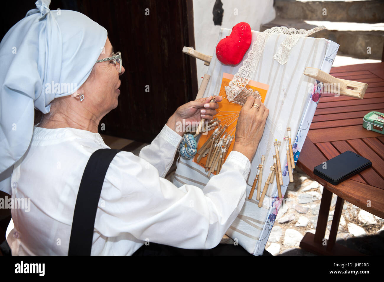 Feier des ländlichen Traditionen Chirche. Chirche Gemeinde (Insel Teneriffa) Spanien Stockfoto