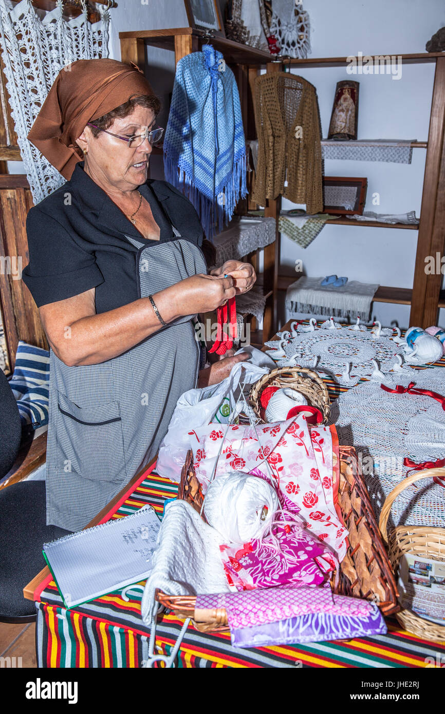 Feier des ländlichen Traditionen Chirche. Chirche Gemeinde (Insel Teneriffa) Spanien Stockfoto
