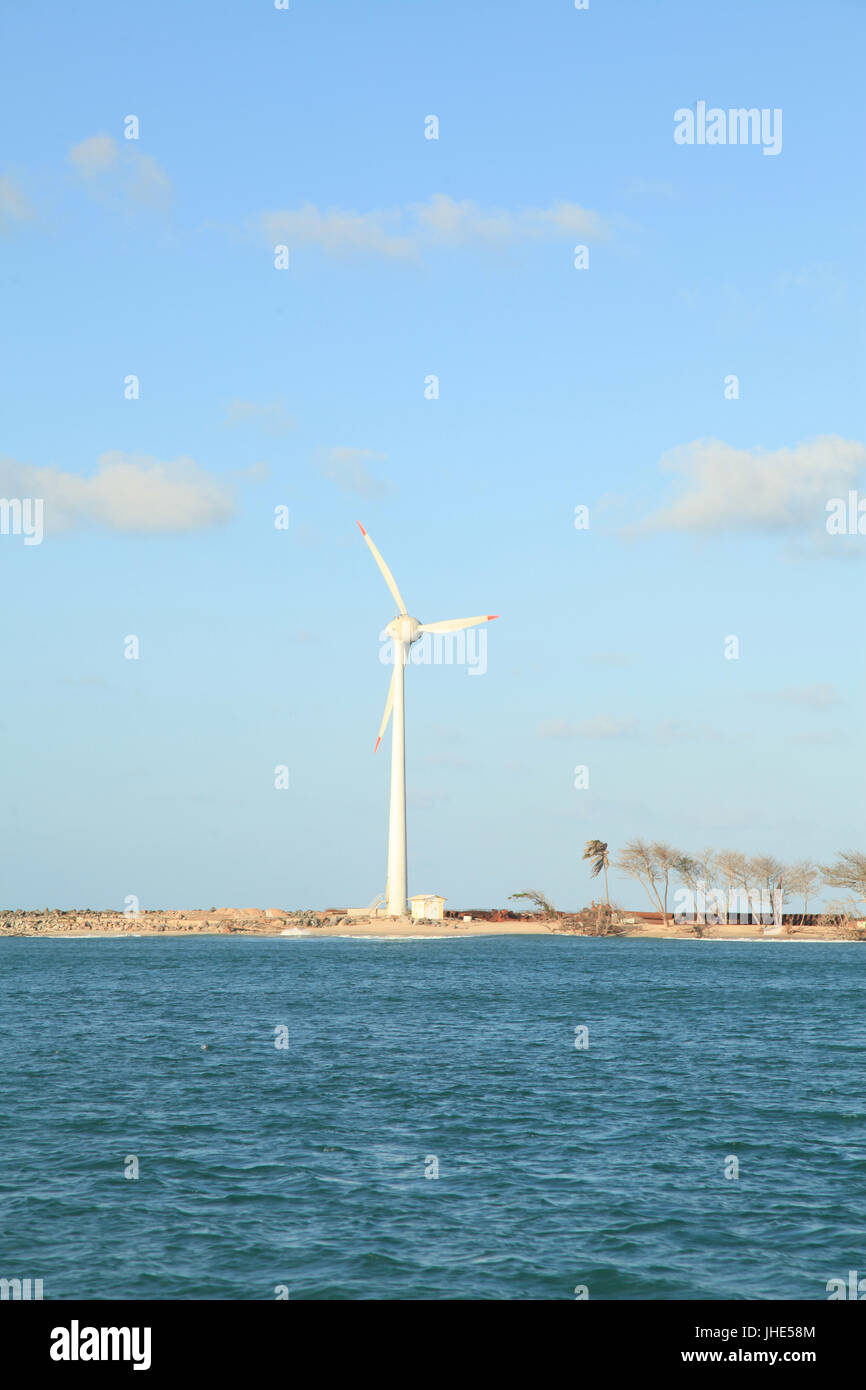 Wind, Stadt, Hauptstadt, Fortaleza, Ceará, Brasilien. Stockfoto