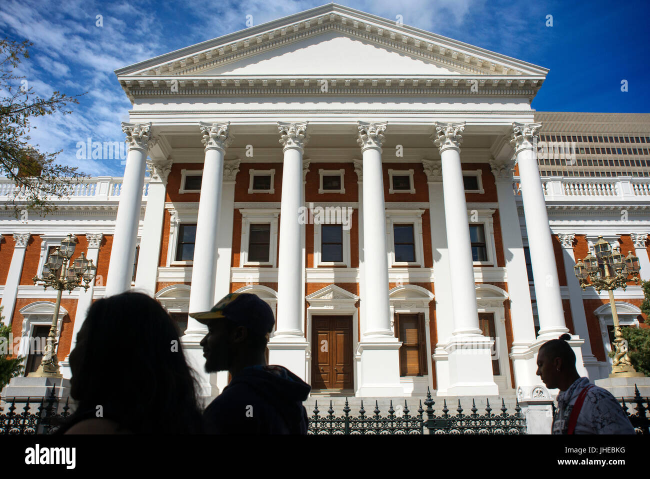 Haus des Parlaments, Cape Town, Western Cape, Südafrika Stockfoto