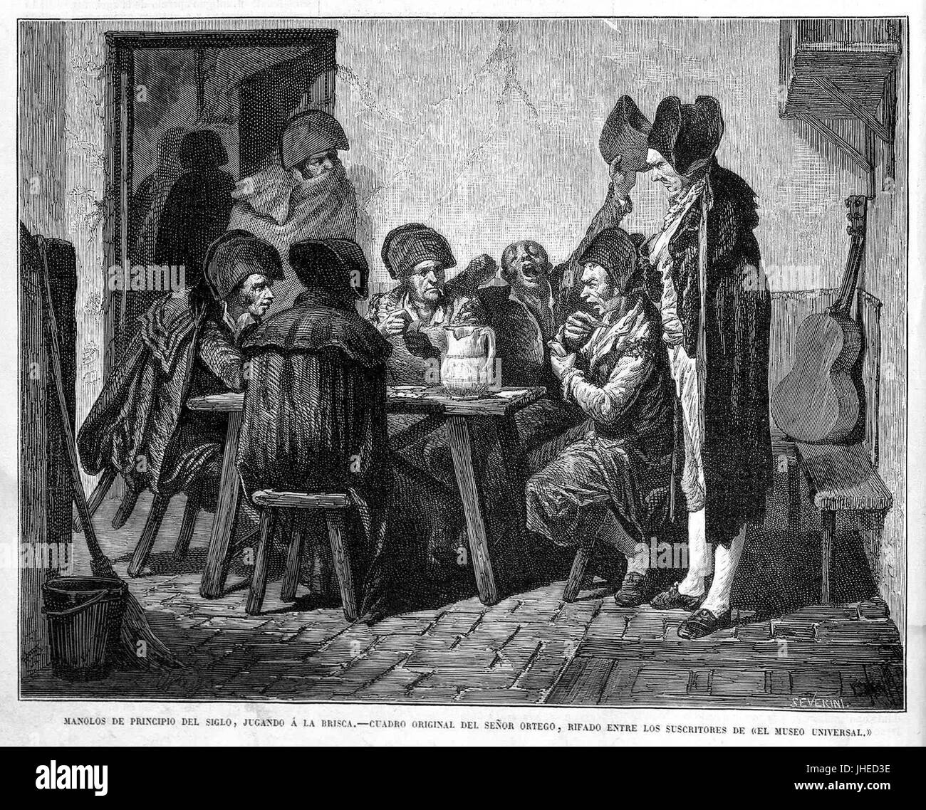 Francisco Ortego Vereda, manolos Stockfoto