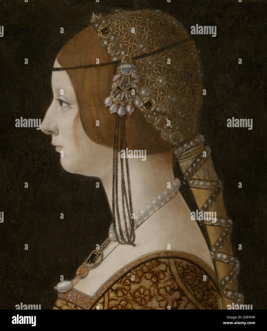 Giovanni Ambrogio de Predis Ernte Blanca Maria Sforza (c. 1493