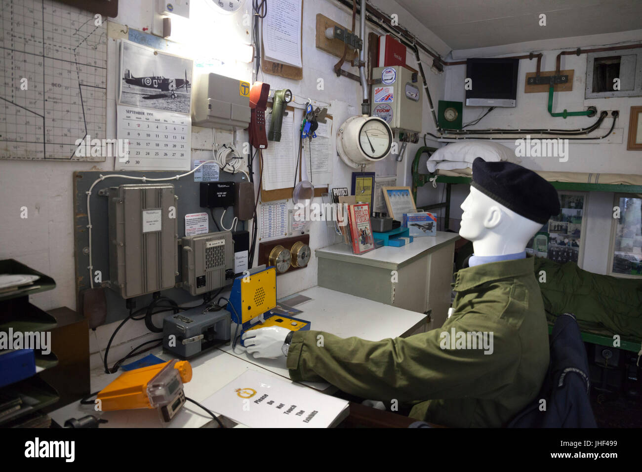 Broadway Atombunker, Broadway, Cotswolds, Worcestershire, England, Vereinigtes Königreich, Europa Stockfoto