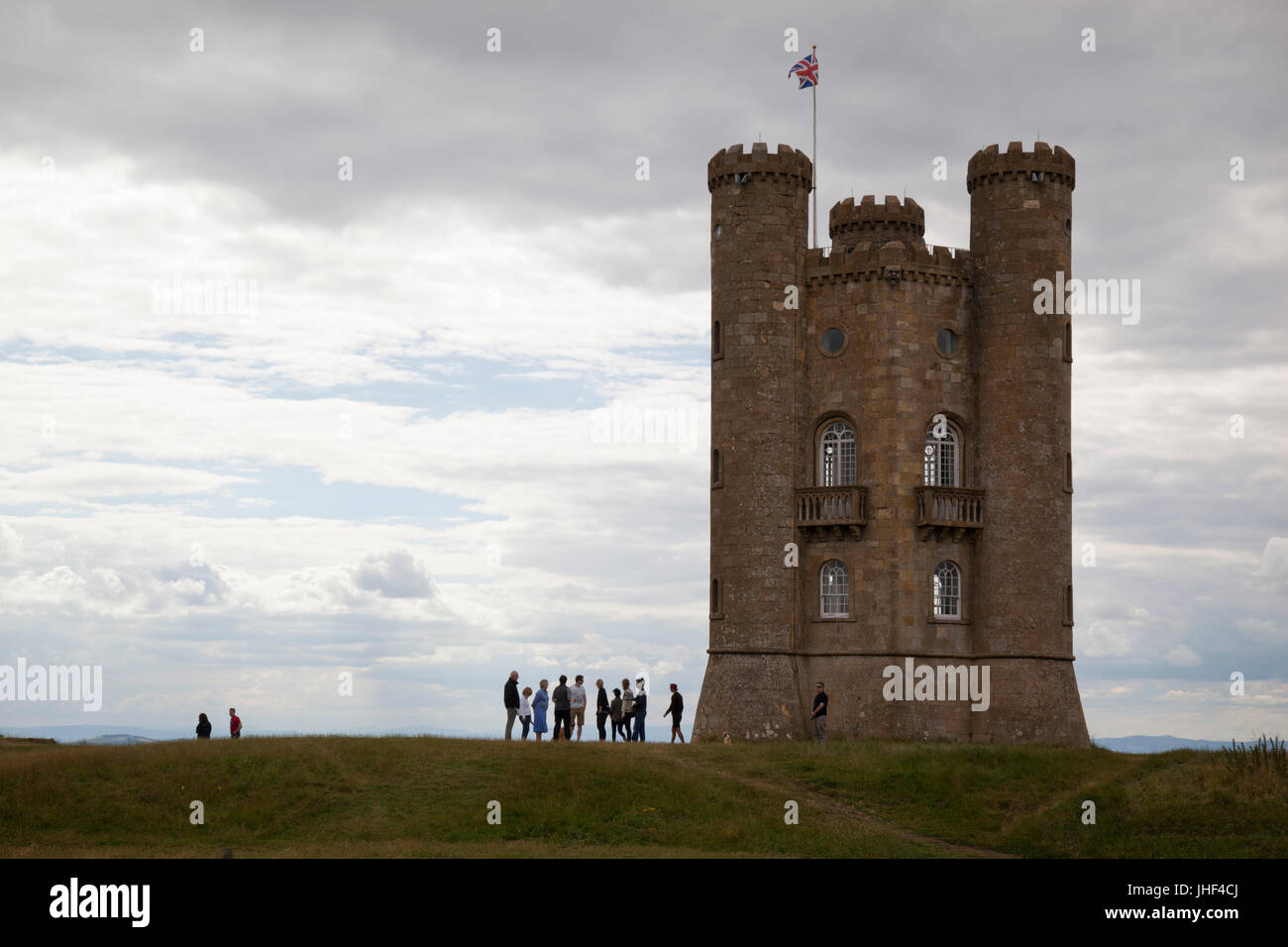 Broadway Tower, Broadway, Cotswolds, Worcestershire, England, Vereinigtes Königreich, Europa Stockfoto