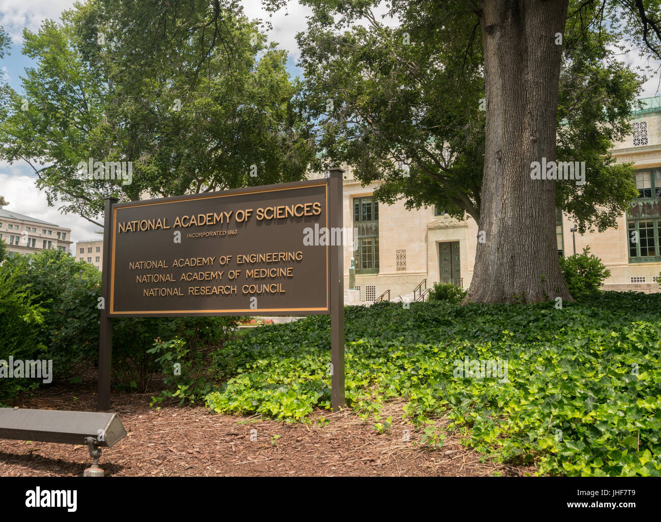 National Academy of Sciences unterzeichnen in Washington Stockfoto