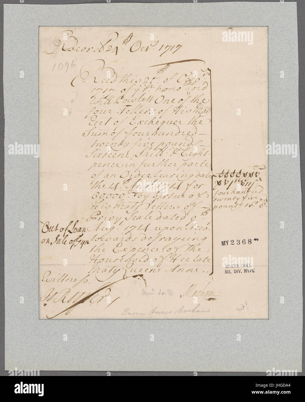 Masham, Lady Abigail (NYPL b11868620-5404310) Stockfoto