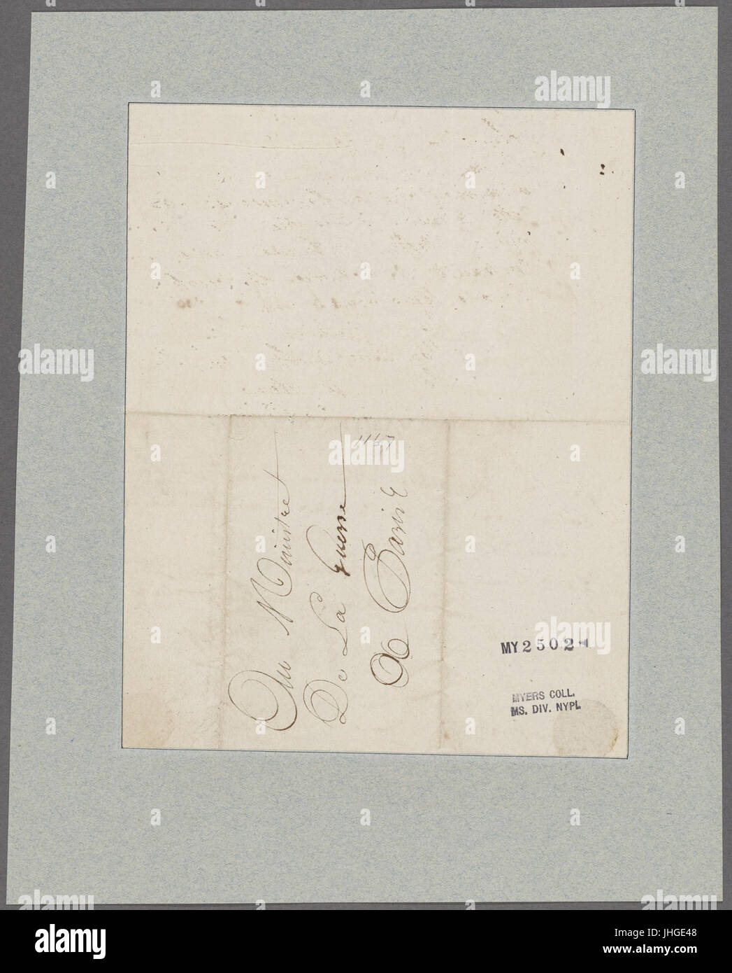 Lannes, (Jean). Paris. Zu Minstre De La Guerre (NYPL b11868620-5404589) Stockfoto