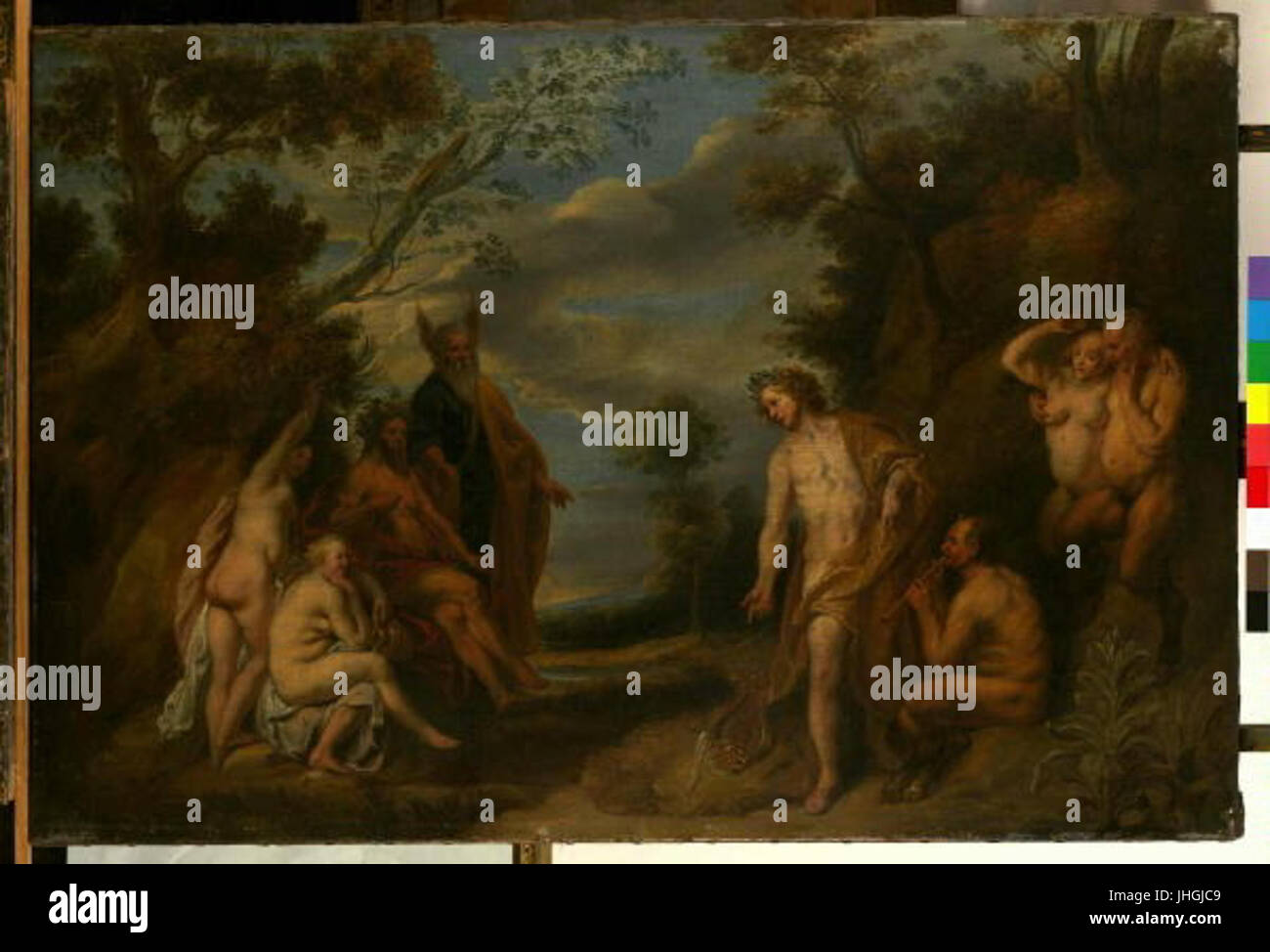 Jacob Jordaens 1593-1678 - Marsyas Trestan Muzami Stockfoto