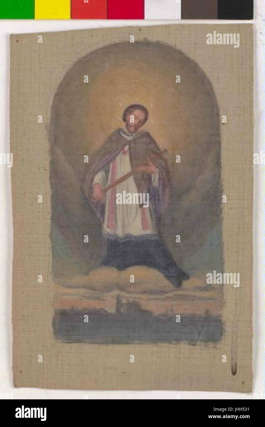 Karl Javurek 30. (7) 1815-24. (3) 1909 - Sv. Jan Nepomuk Stockfoto