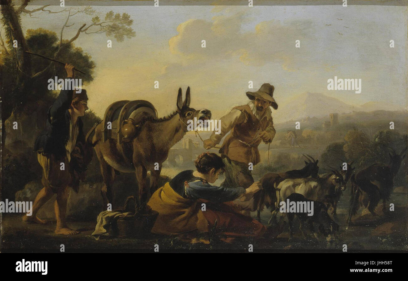 Jan Miel - Genre-Szene - WGA15613 Stockfoto