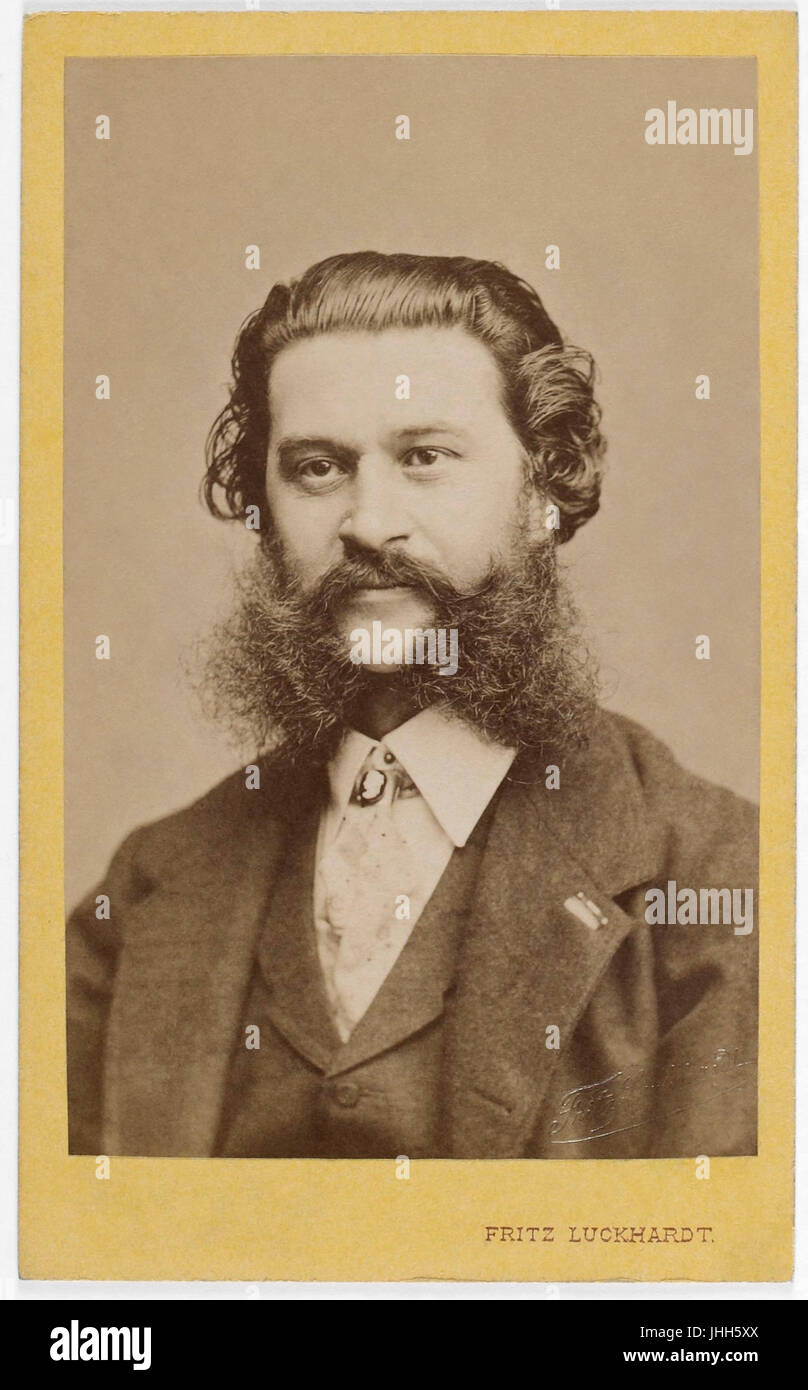 Johann Strauss II von Fritz Luckhardt Stockfoto